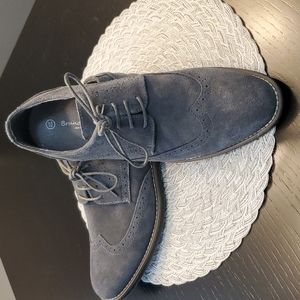 Bruno Marc suede wingtip oxford